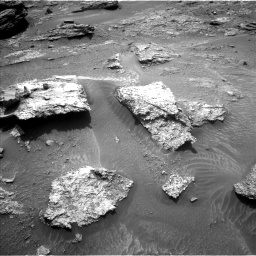 Nasa's Mars rover Curiosity acquired this image using its Left Navigation Camera on Sol 3545, at drive 1406, site number 96