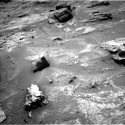 Nasa's Mars rover Curiosity acquired this image using its Left Navigation Camera on Sol 3545, at drive 1424, site number 96