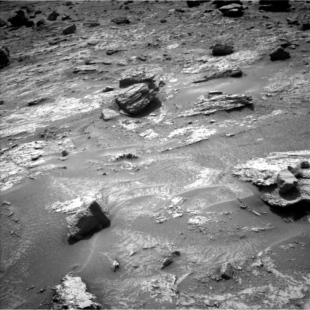 Nasa's Mars rover Curiosity acquired this image using its Left Navigation Camera on Sol 3545, at drive 1430, site number 96