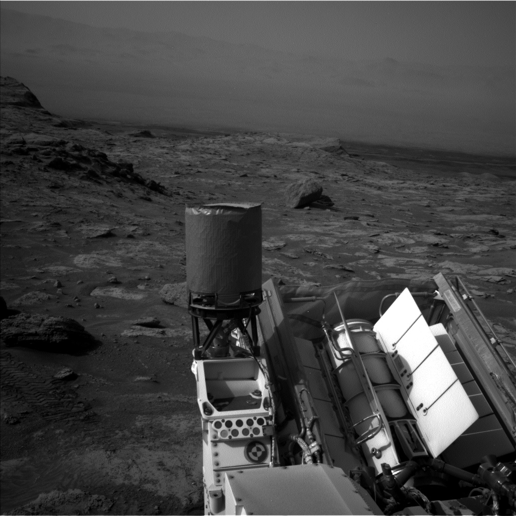 Nasa's Mars rover Curiosity acquired this image using its Left Navigation Camera on Sol 3545, at drive 1454, site number 96
