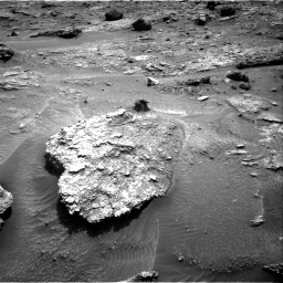 Nasa's Mars rover Curiosity acquired this image using its Right Navigation Camera on Sol 3545, at drive 1370, site number 96