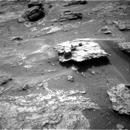 Nasa's Mars rover Curiosity acquired this image using its Right Navigation Camera on Sol 3545, at drive 1418, site number 96