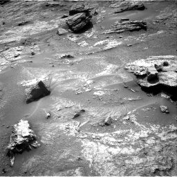 Nasa's Mars rover Curiosity acquired this image using its Right Navigation Camera on Sol 3545, at drive 1430, site number 96