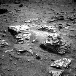 Nasa's Mars rover Curiosity acquired this image using its Left Navigation Camera on Sol 3546, at drive 1676, site number 96