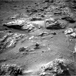Nasa's Mars rover Curiosity acquired this image using its Left Navigation Camera on Sol 3546, at drive 1730, site number 96