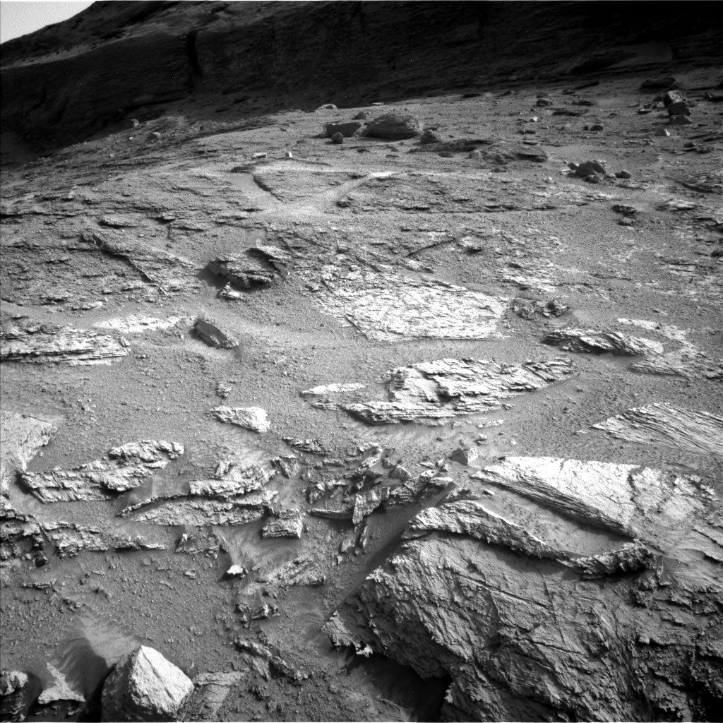Nasa's Mars rover Curiosity acquired this image using its Left Navigation Camera on Sol 3546, at drive 1754, site number 96