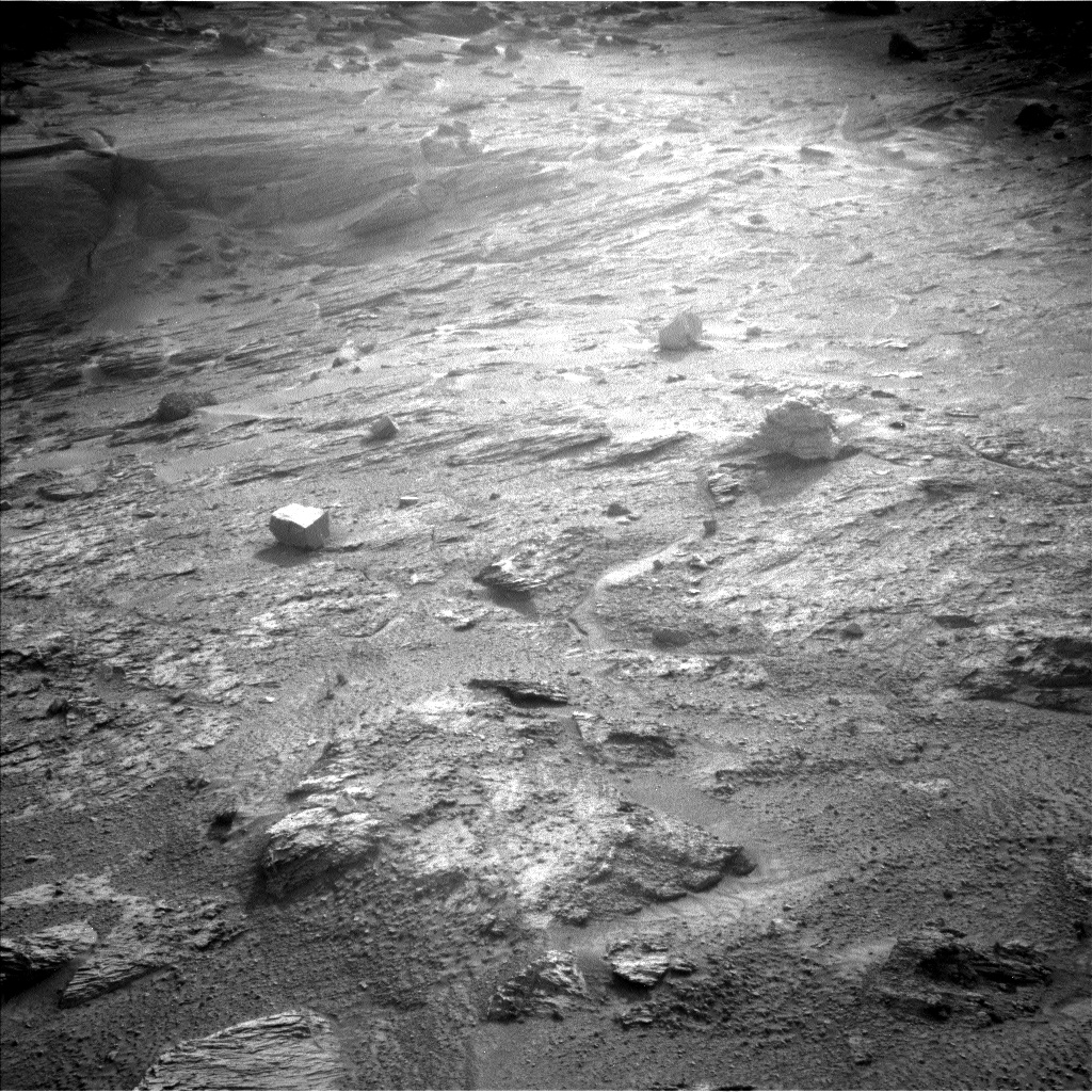 Nasa's Mars rover Curiosity acquired this image using its Left Navigation Camera on Sol 3546, at drive 1766, site number 96