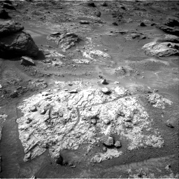 Nasa's Mars rover Curiosity acquired this image using its Right Navigation Camera on Sol 3546, at drive 1574, site number 96