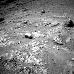 Nasa's Mars rover Curiosity acquired this image using its Left Navigation Camera on Sol 3549, at drive 1850, site number 96