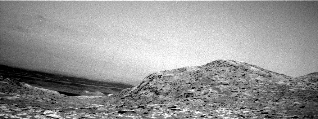 Nasa's Mars rover Curiosity acquired this image using its Left Navigation Camera on Sol 3549, at drive 1886, site number 96