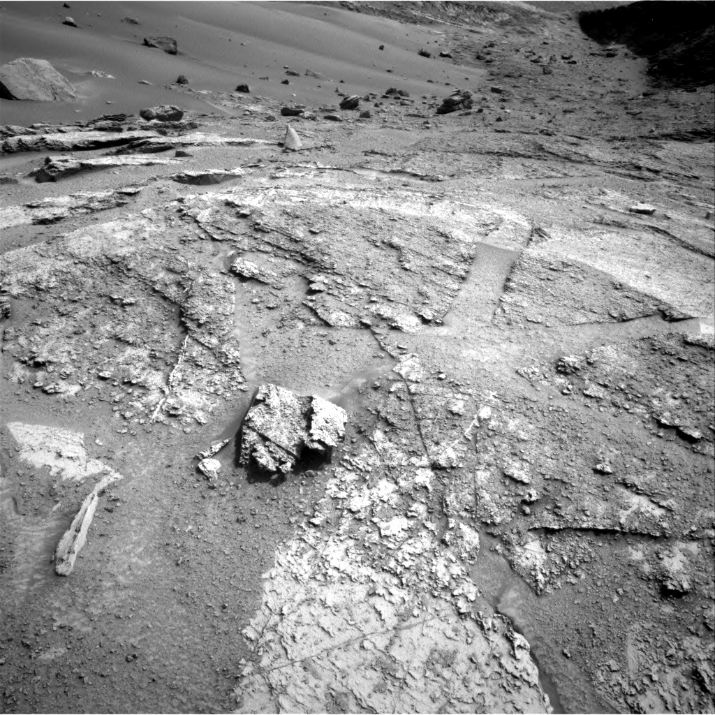 Nasa's Mars rover Curiosity acquired this image using its Right Navigation Camera on Sol 3549, at drive 1844, site number 96