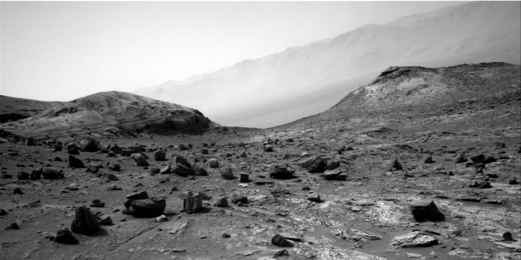 Nasa's Mars rover Curiosity acquired this image using its Right Navigation Camera on Sol 3549, at drive 1886, site number 96