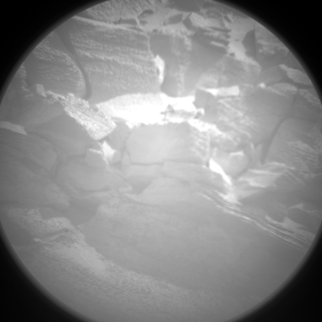 Nasa's Mars rover Curiosity acquired this image using its Chemistry & Camera (ChemCam) on Sol 3551, at drive 1886, site number 96