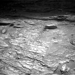 Nasa's Mars rover Curiosity acquired this image using its Left Navigation Camera on Sol 3551, at drive 2000, site number 96