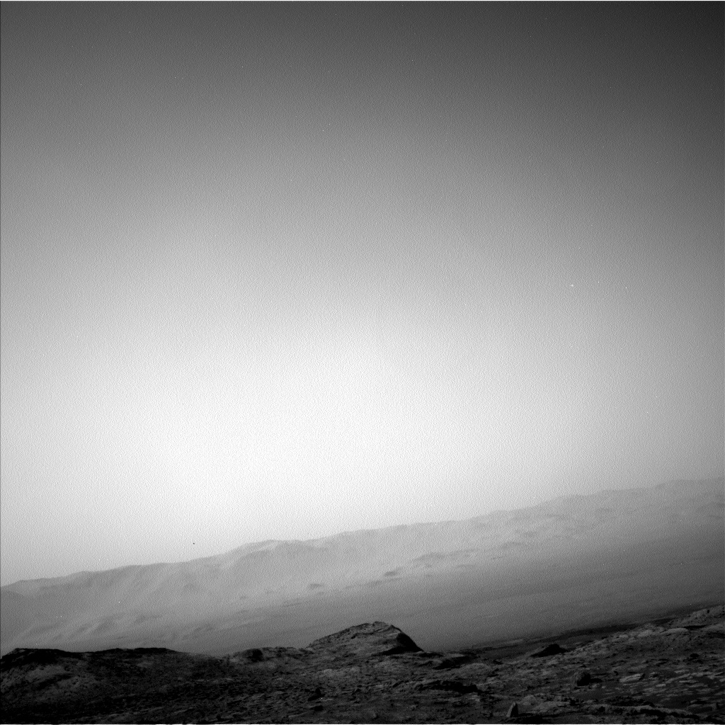 Nasa's Mars rover Curiosity acquired this image using its Left Navigation Camera on Sol 3551, at drive 2118, site number 96
