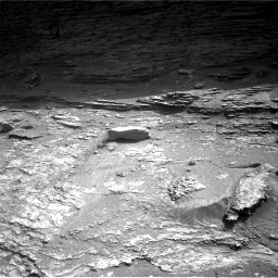 Nasa's Mars rover Curiosity acquired this image using its Right Navigation Camera on Sol 3551, at drive 1994, site number 96