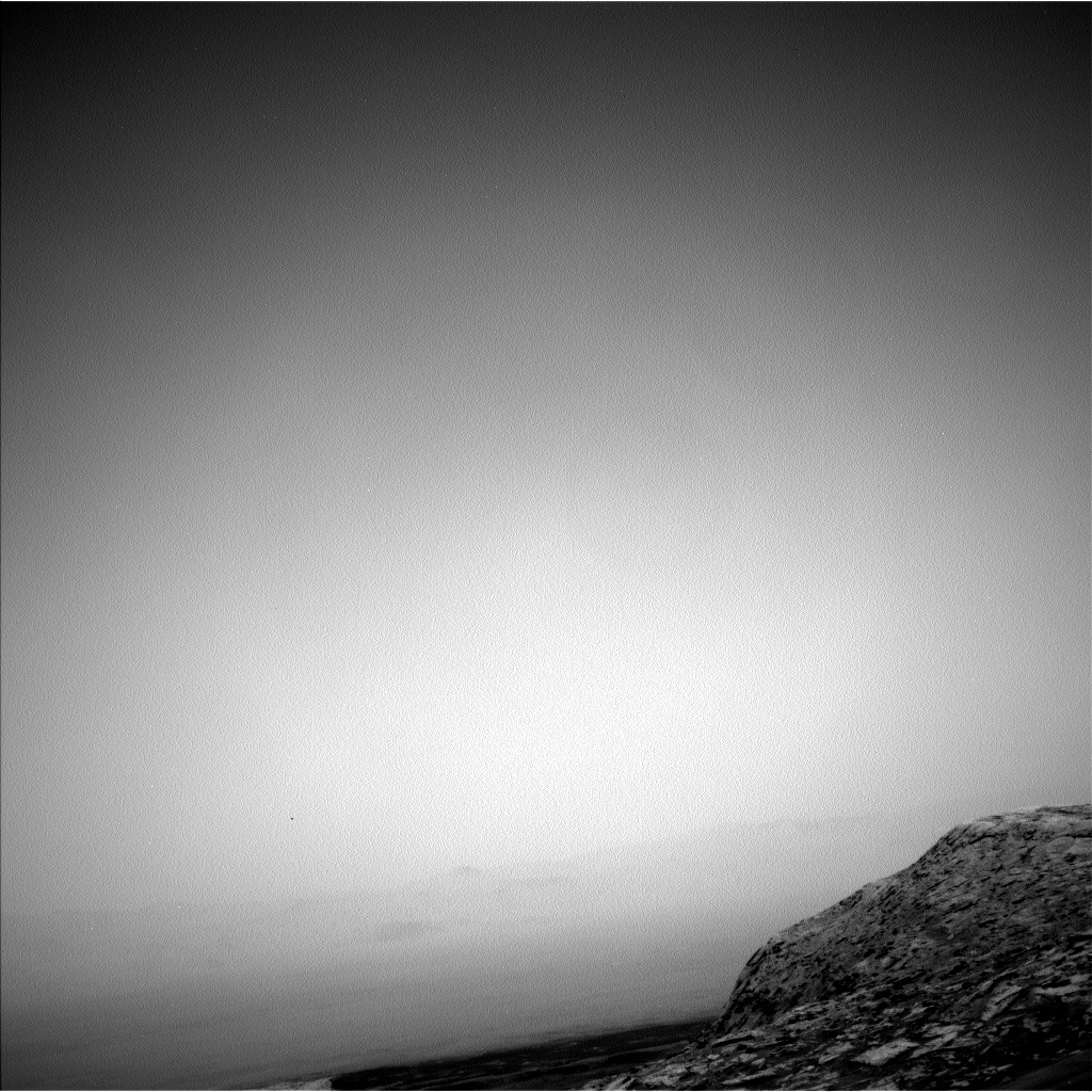 Nasa's Mars rover Curiosity acquired this image using its Left Navigation Camera on Sol 3552, at drive 2118, site number 96