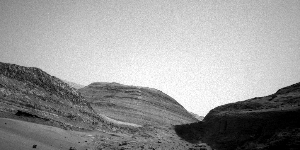Nasa's Mars rover Curiosity acquired this image using its Left Navigation Camera on Sol 3552, at drive 2118, site number 96