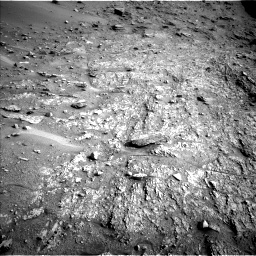 Nasa's Mars rover Curiosity acquired this image using its Left Navigation Camera on Sol 3553, at drive 2196, site number 96