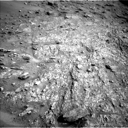 Nasa's Mars rover Curiosity acquired this image using its Left Navigation Camera on Sol 3553, at drive 2208, site number 96