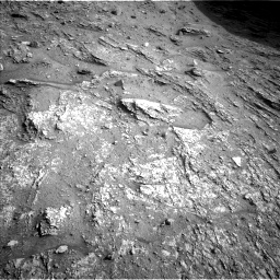 Nasa's Mars rover Curiosity acquired this image using its Left Navigation Camera on Sol 3553, at drive 2262, site number 96