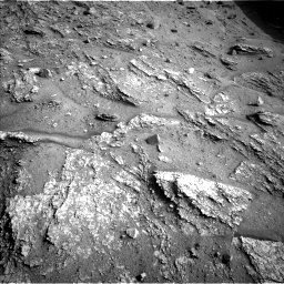 Nasa's Mars rover Curiosity acquired this image using its Left Navigation Camera on Sol 3553, at drive 2286, site number 96