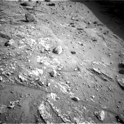 Nasa's Mars rover Curiosity acquired this image using its Left Navigation Camera on Sol 3553, at drive 2316, site number 96