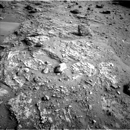 Nasa's Mars rover Curiosity acquired this image using its Left Navigation Camera on Sol 3553, at drive 2334, site number 96