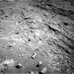 Nasa's Mars rover Curiosity acquired this image using its Right Navigation Camera on Sol 3553, at drive 2118, site number 96
