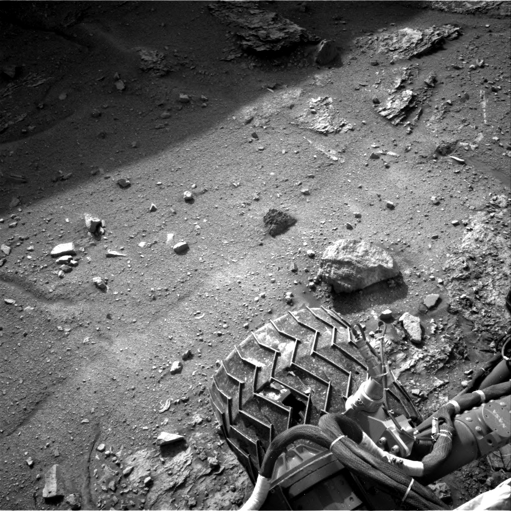 Nasa's Mars rover Curiosity acquired this image using its Right Navigation Camera on Sol 3553, at drive 2376, site number 96