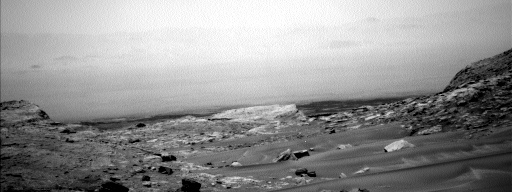 Nasa's Mars rover Curiosity acquired this image using its Left Navigation Camera on Sol 3554, at drive 2376, site number 96