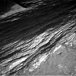 Nasa's Mars rover Curiosity acquired this image using its Right Navigation Camera on Sol 3556, at drive 2442, site number 96