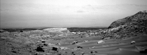 Nasa's Mars rover Curiosity acquired this image using its Left Navigation Camera on Sol 3557, at drive 2470, site number 96