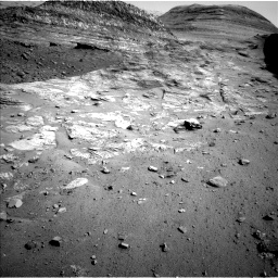 Nasa's Mars rover Curiosity acquired this image using its Left Navigation Camera on Sol 3558, at drive 2548, site number 96