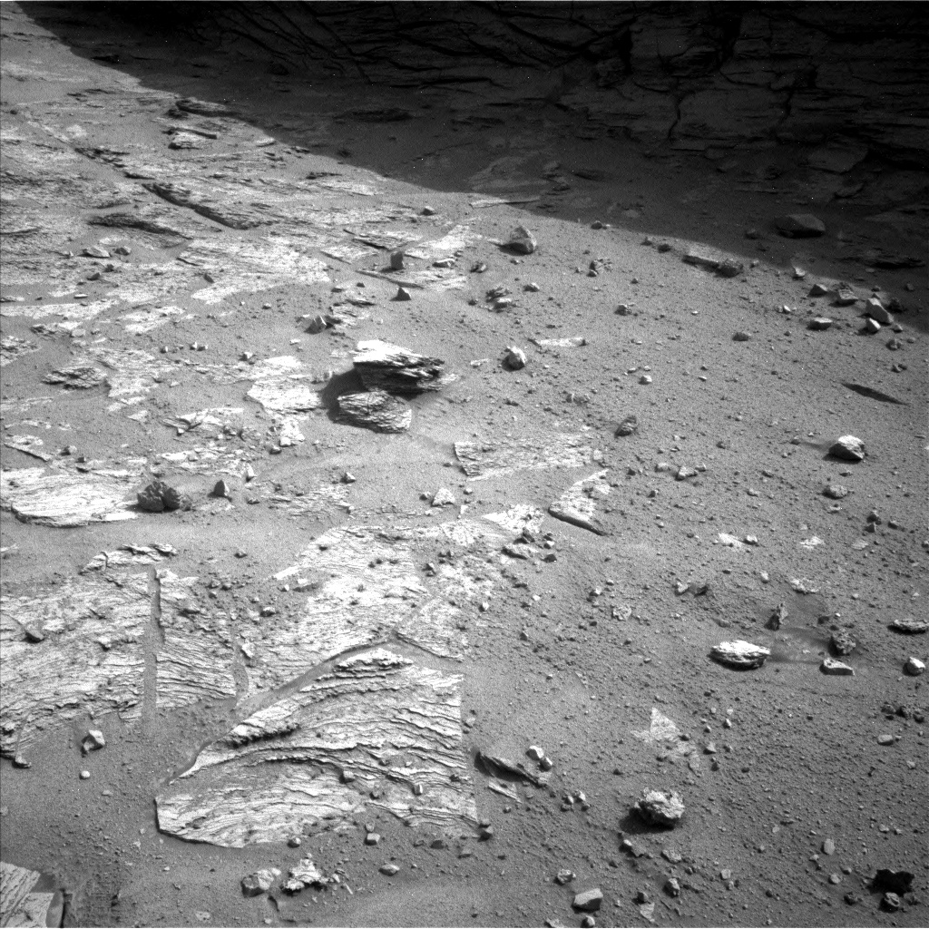 Nasa's Mars rover Curiosity acquired this image using its Left Navigation Camera on Sol 3558, at drive 2600, site number 96