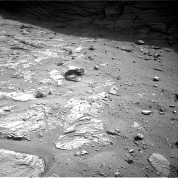 Nasa's Mars rover Curiosity acquired this image using its Right Navigation Camera on Sol 3558, at drive 2590, site number 96
