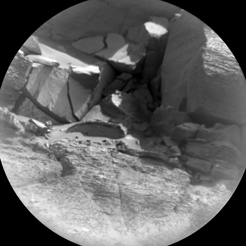Nasa's Mars rover Curiosity acquired this image using its Chemistry & Camera (ChemCam) on Sol 3558, at drive 2470, site number 96