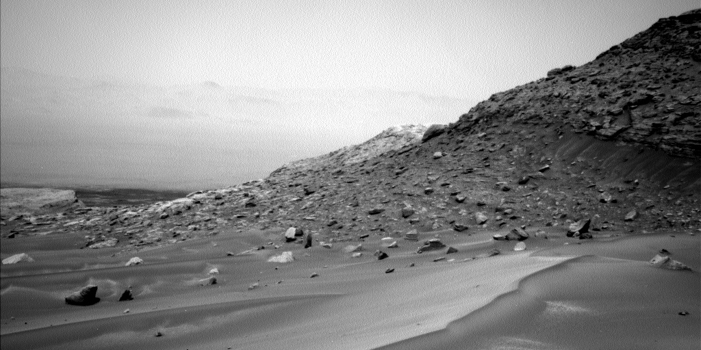 Nasa's Mars rover Curiosity acquired this image using its Left Navigation Camera on Sol 3559, at drive 2600, site number 96