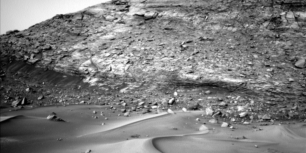 Nasa's Mars rover Curiosity acquired this image using its Left Navigation Camera on Sol 3559, at drive 2600, site number 96