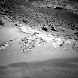 Nasa's Mars rover Curiosity acquired this image using its Left Navigation Camera on Sol 3560, at drive 2624, site number 96