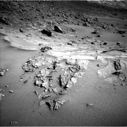 Nasa's Mars rover Curiosity acquired this image using its Left Navigation Camera on Sol 3560, at drive 2636, site number 96
