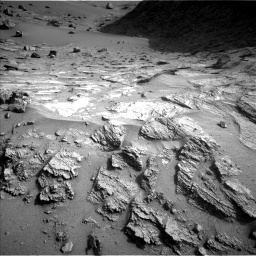 Nasa's Mars rover Curiosity acquired this image using its Left Navigation Camera on Sol 3560, at drive 2654, site number 96