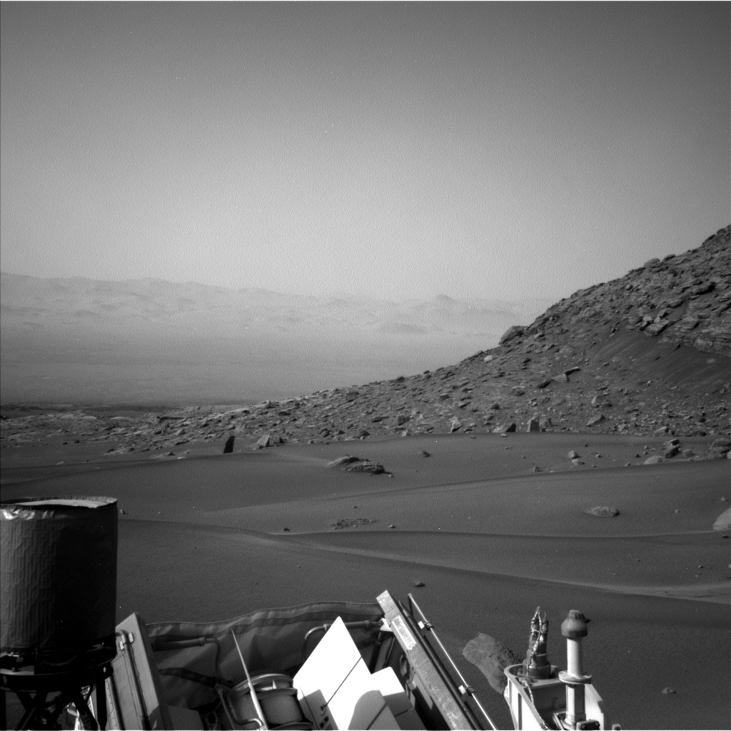 Nasa's Mars rover Curiosity acquired this image using its Left Navigation Camera on Sol 3560, at drive 2724, site number 96