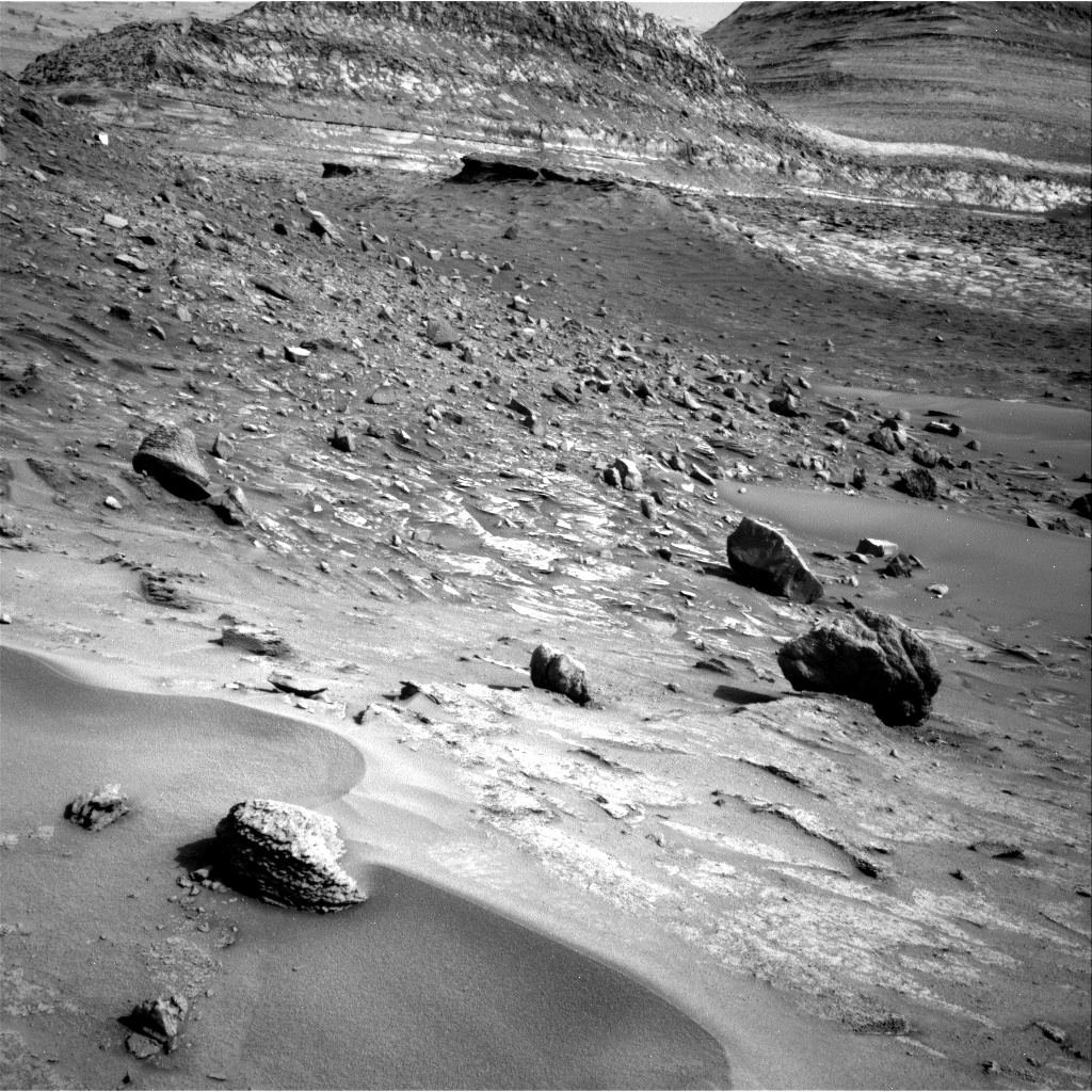 Nasa's Mars rover Curiosity acquired this image using its Right Navigation Camera on Sol 3560, at drive 2724, site number 96
