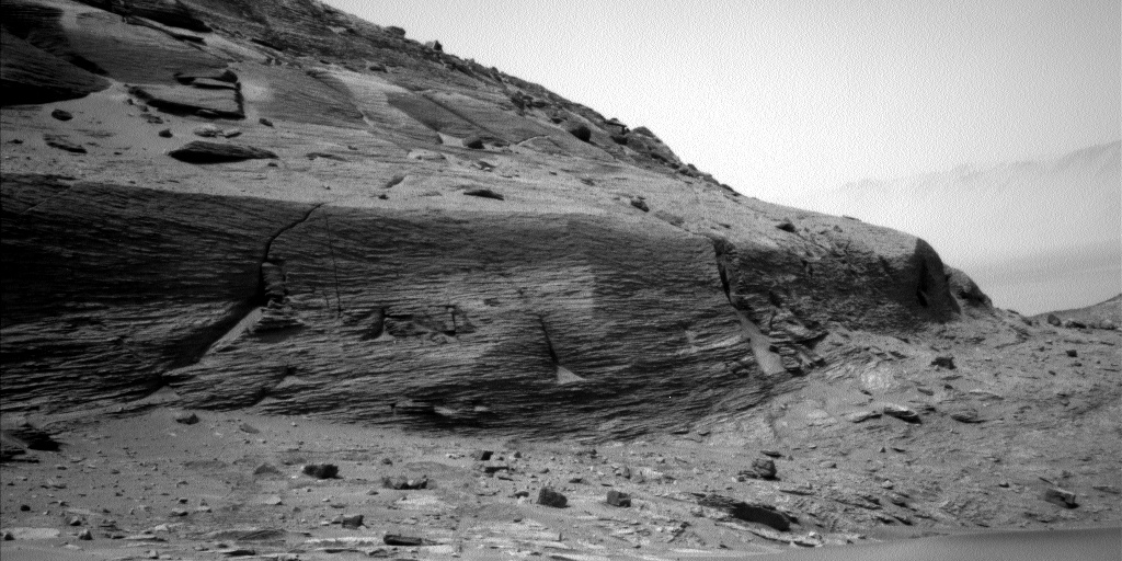 Nasa's Mars rover Curiosity acquired this image using its Left Navigation Camera on Sol 3563, at drive 2724, site number 96