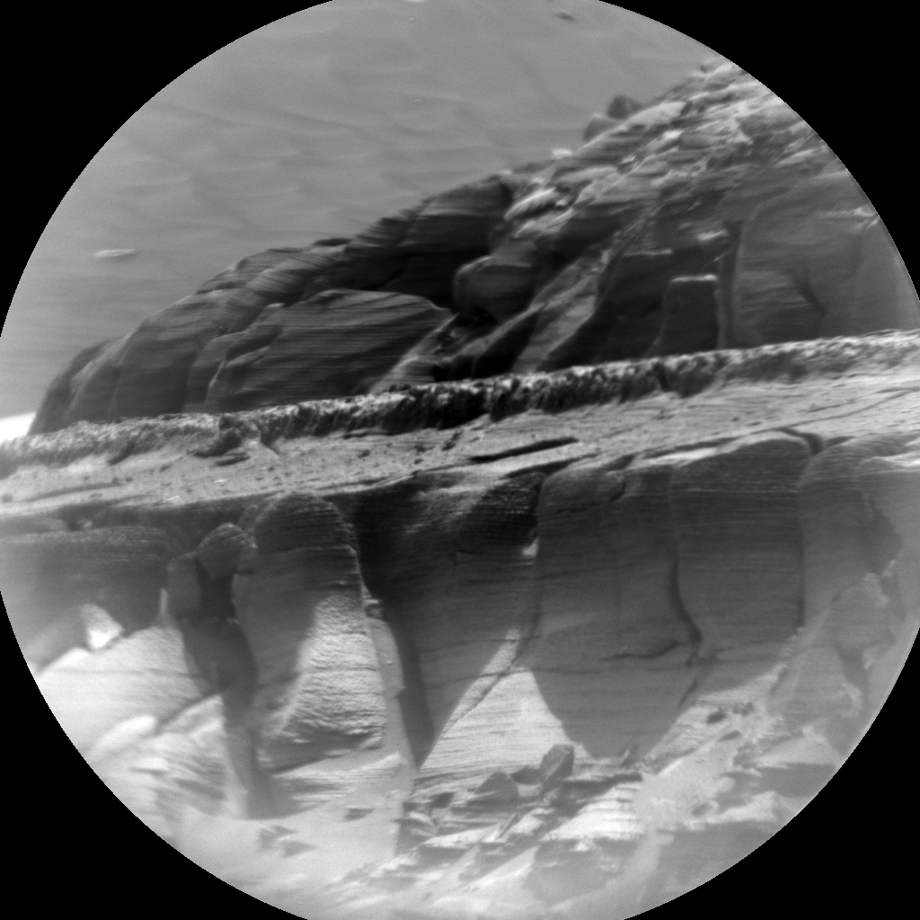 Nasa's Mars rover Curiosity acquired this image using its Chemistry & Camera (ChemCam) on Sol 3563, at drive 2724, site number 96