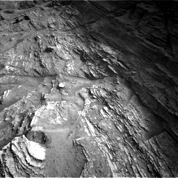 Nasa's Mars rover Curiosity acquired this image using its Left Navigation Camera on Sol 3564, at drive 2922, site number 96