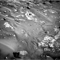 Nasa's Mars rover Curiosity acquired this image using its Left Navigation Camera on Sol 3564, at drive 2988, site number 96