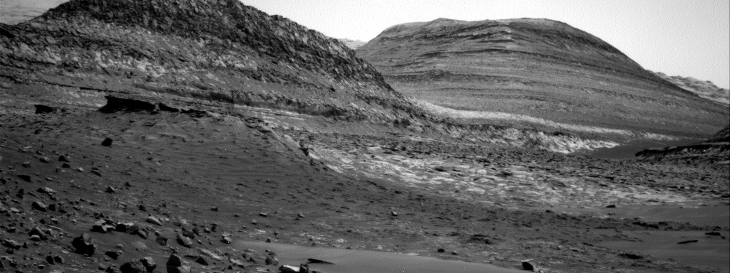 Nasa's Mars rover Curiosity acquired this image using its Right Navigation Camera on Sol 3564, at drive 2862, site number 96