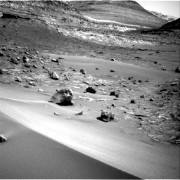 Nasa's Mars rover Curiosity acquired this image using its Right Navigation Camera on Sol 3564, at drive 2862, site number 96